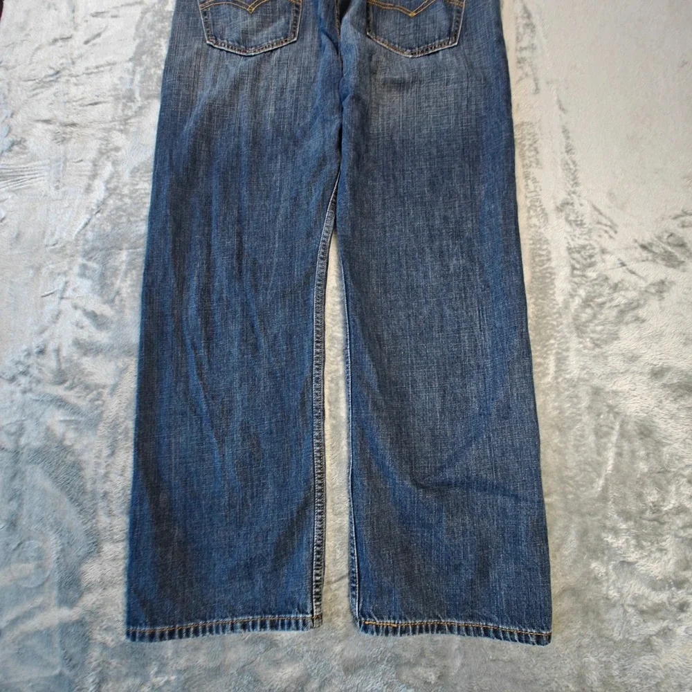 Levi 569 Loose Straight Jeans Mens 36x32 Fits 37x30 Blue Denim Classic Fit